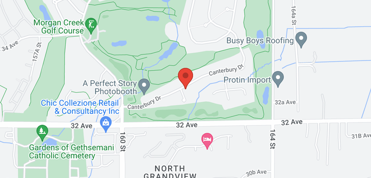 map of 3286 CANTERBURY DRIVE